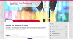 Desktop Screenshot of lifesciencesdirectory.at